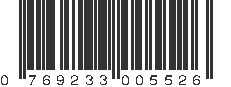 UPC 769233005526