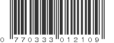 UPC 770333012109