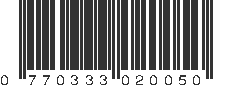 UPC 770333020050