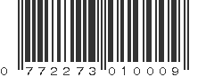 UPC 772273010009