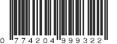 UPC 774204999322