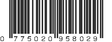 UPC 775020958029