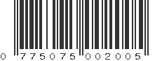 UPC 775075002005