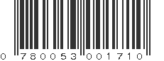 UPC 780053001710