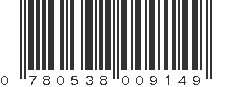 UPC 780538009149