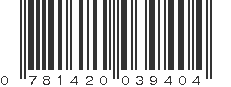 UPC 781420039404