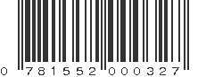 UPC 781552000327