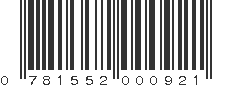 UPC 781552000921