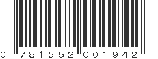 UPC 781552001942