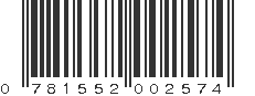 UPC 781552002574