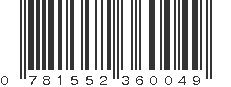 UPC 781552360049