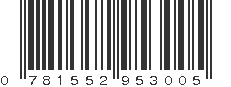 UPC 781552953005