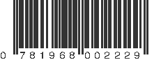 UPC 781968002229