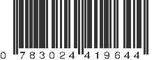 UPC 783024419644