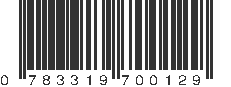 UPC 783319700129