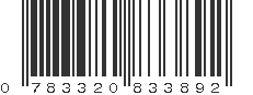 UPC 783320833892