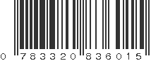 UPC 783320836015