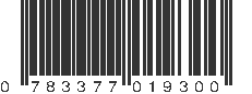 UPC 783377019300