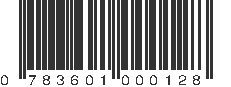 UPC 783601000128