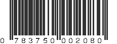 UPC 783750002080