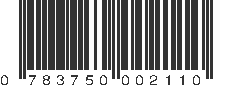 UPC 783750002110