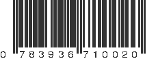 UPC 783936710020