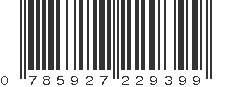 UPC 785927229399