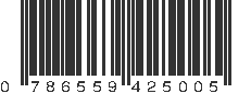 UPC 786559425005