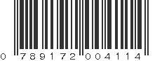 UPC 789172004114