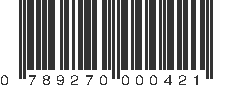 UPC 789270000421