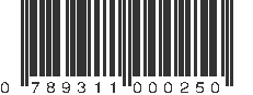 UPC 789311000250