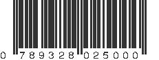 UPC 789328025000