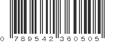 UPC 789542360505