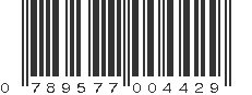 UPC 789577004429