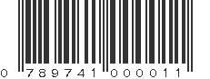 UPC 789741000011