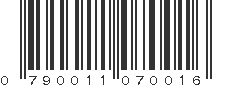 UPC 790011070016