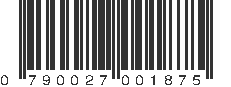 UPC 790027001875