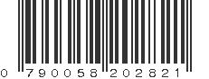 UPC 790058202821