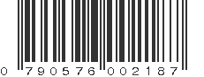 UPC 790576002187