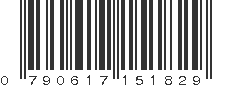 UPC 790617151829