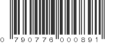 UPC 790776000891