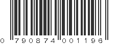 UPC 790874001196