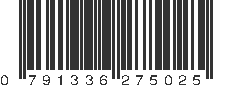 UPC 791336275025