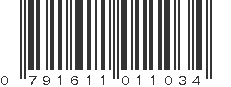 UPC 791611011034