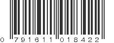 UPC 791611018422