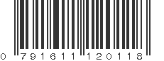 UPC 791611120118