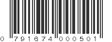 UPC 791674000501