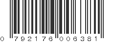 UPC 792176006381