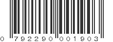 UPC 792290001903