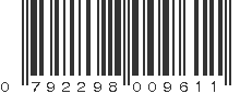 UPC 792298009611